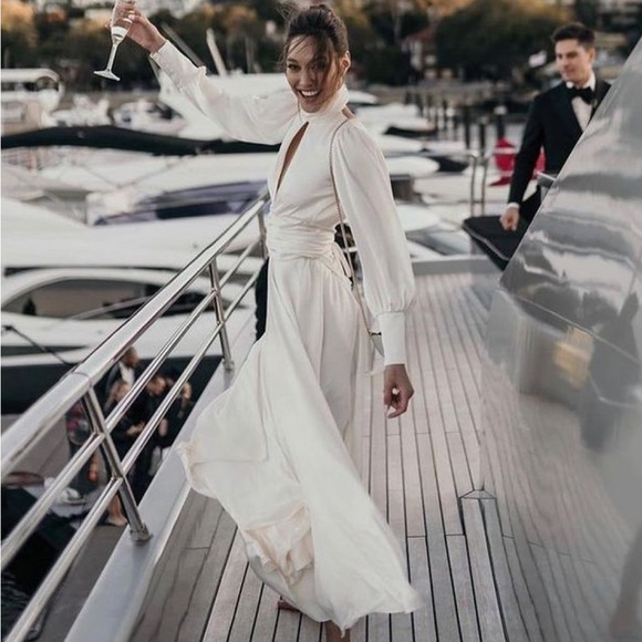 Ivory Maxi Dress - Picture 3 of 10